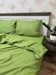 Постельное белье хлопковое Луг Однотонное Двуспальное 180 x 220 Бязь Зеленое 50 х 70 - изображение 6