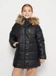 Подростковое зимнее пальто для девочки Lenne Mirabel 23362-042 158 см Черное (4741593438455) - изображение 1