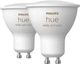 Лампа розумна Philips Hue GU10 5.7W 2000K-6500K RGB 2 шт. (929001953112) - зображення 1