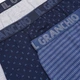 Набір трусів шорти чоловічий IL Granchio GB1265 4 (M) 3 шт Синій/Сірий/Блакитний (ROZ6501047257) - зображення 3