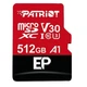 Карта памяти Patriot 512GB microSD class 10 UHS-I U3 (PEF512GEP31MCX) - изображение 1