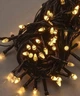 Светодиодная гирлянда Конус 200 LED DL 10м на черном проводе теплый белый SZ-1220-07 - изображение 1