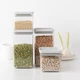 Набор емкостей для хранения сыпучих продуктов Brabantia Tasty+ из 4 шт светло-серый 122569 (00801054) - изображение 3