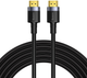 Kabel Baseus Cafule 4K HDMI Male - HDMI Male 5 m (CADKLF-H01) - obraz 1