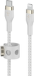 Кабель Belkin BRAIDED SILICONE USB-C - Lightning 1 м White (CAA011bt1MWH) - зображення 1