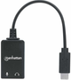 Przejściówka audio Manhattan USB Type-C to 3.5 mm 0.11 m (766623153317) - obraz 4