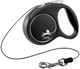 Повідець-рулетка Flexi Black Design XS трос 3 м Сріблястий (600.8308) - зображення 1
