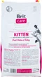 Сухой корм для котят Brit Care Cat GF Kitten Growth & Developmen с курицей и индейкой 7 кг (8595602540662) - изображение 2