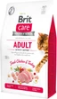 Karma sucha dla dorosłych kotów wszystkich ras Brit Care Cat Grain-Free Adult Indyk i kurczak 2 kg (8595602540822) - obraz 1