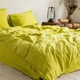 Комплект постільної білизни La Modno Stonewashed Lime 160x220x2 (200320) - изображение 2