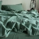 Комплект постільної білизни La Modno Stonewashed Sage Green 200x220 (200316) - изображение 7