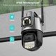 Камера для вулиці 8MP 4K IP Camera Outdoor WiFi PTZ з двома об'єктивами, двома екранами XPRO 3042 Колір (43912-_1343) - изображение 15