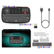 Бездротова клавіатура міні Riitek Rii mini i4 NEW тачпад підключення по Bluetooth та USB передавачу російсько-англійська розкладка з підсвічуванням (0553BS) - зображення 9