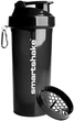 Шейкер спортивный SmartShake Lite 1 л Glossy-Black (10611202) - изображение 1