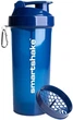 Шейкер спортивный SmartShake Lite 1 л Glossy-Navy Blue (10611402) - изображение 1