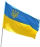 Флаг Украины BookOpt габардин 90x135 с трезубцем (ВК3031) - изображение 1