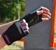 Перчатки для фитнеса MadMax MFG-251 Rainbow Pink S - изображение 8