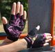 Перчатки для фитнеса MadMax MFG-770 Flower Power Gloves Black/Pink M - изображение 7