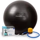 Мяч гимнастический PowerPlay 4001 Black 65 см + насос (PP_4001_65_Black) - изображение 1