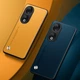Кожаный чехол - накладка CODE Tactile Experience для Honor 90 green - изображение 3