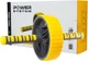 Ролик для пресса Power System PS-4034 Yellow-grey (PS-4034_Yellow-Grey) - изображение 1