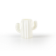 Ваза для квітів MVM MY HOME декоративна 11 см Біла (DH-FLOWERS-02 WHITE) - зображення 1