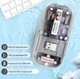 Мышь беспроводная Fmouse, прозрачная, аккумуляторная, двухрежимная, соединение по Bluetooth и через фишку 2,4GHz, 2400 DPI, с подсветкой, серая, M133, 3309784 - изображение 2