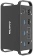 Мультипортова док-станція Canyon HDS-95ST USB-C 14-в-1 Black (CNS-HDS95ST) - зображення 3