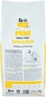 Сухой корм для взрослых собак миниатюрных пород Brit Care Mini Grain Free Hair & Skin 7 кг (8595602520244) - изображение 2