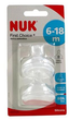 Smoczki do butelek Nuk Silicone Nipple Size 2 Hole S 2 szt (4008600172765) - obraz 1