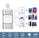 Флешка 64gb 3в1 для Windows 7/8/10/11/Linux/iPhone 6-12/Android MicroUSB (silver) - изображение 2