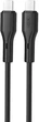 Кабель XO NB-Q231B Type-C - Type-C 60 W с передачей данных 1 м Чёрный - изображение 1