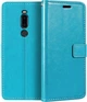 Чехол Idewei для Meizu M8 / M813H книжка кожа PU с визитницей голубой - изображение 1