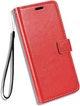 Чехол Idewei для Meizu M8 / M813H книжка кожа PU с визитницей красный - изображение 2
