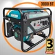 Бензиновый Генератор 3 кВт 1 Фаза Медная обмотка INVO H3500-G с ручным запуском Синхронный Однофазный электрогенератор 3000 Вт - изображение 1