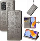 Чохол Embossed Cat and Dog для Xiaomi Redmi Note 11 / Note 11S шкіра PU сірий - зображення 1