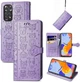 Чохол Embossed Cat and Dog для Xiaomi Redmi Note 11 / Note 11S книжка шкіра PU фіолетовий - зображення 1