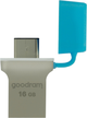 Флеш пам'ять USB Goodram ODD3 16GB Blue (ODD3-0160B0R11) - зображення 3