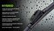 Щетки стеклоочистителя гибридные VOIN 14"-350мм (TPX6M-14") HYBRID (VH-14350) - изображение 6