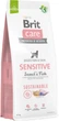 Сухой корм Brit Care Dog Sustainable Sensitive для собак с чувствительным пищеварением с рыбой и насекомыми 12 кг (8595602559190) - изображение 1