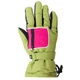 Перчатки горнолыжные детские Zelart Action 7706-1 размер M-L (5-8 лет) Green-Pink - изображение 3