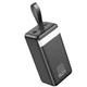 УМБ повербанк 60000mAh Power Bank Hoco DB31 3USB Type-C Lightning Black ТМ - зображення 1