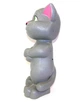 Сенсорный говорящий кот Talking Tom - колонка, MP3 плеер, USB,FM, TF, MicroSD - Серый - изображение 2