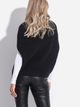 Kamizelka damska swetrowa Fobya F1346 Black 36-38 Czarna (5903707131068) - obraz 2
