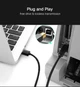 Кабель Ugreen USB 2.0 to USB type B для принтеров, сканеров, МФУ 1M Black (US135) - изображение 2