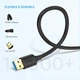 Кабель USB 3.0 Ugreen type A to USB 3.0 Ugreen type A 1M Black (US128) - изображение 12