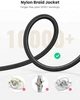Кабель аудіо AUX Ugreen 3.5mm 0.5M Black (AV112) - зображення 6