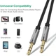 Кабель аудио AUX Ugreen 3.5 mm круглый 2M Black (AV119) - изображение 10