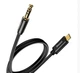 Кабель аудіо Baseus Yiven Ugreen Type-C to Mini-jack 3.5mm 1.2М Black (CAM01) - зображення 1
