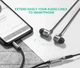 Кабель аудио Ugreen 3.5 mm удлинитель 5М Black (AV118) - изображение 3